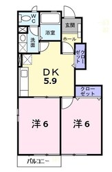 メルヴェイユイーストの物件間取画像